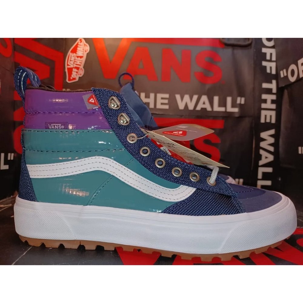 Vans Men's 3.5/Women's 5 Sk8-Hi Mte Dx Dress Blue/Jasper VN0A4P3I2US